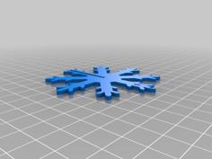 Snowflake Decor D3D 3D Printer Model