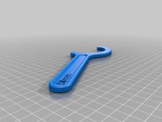 Motorbike Suspention Preload Wrench 58mm 3D Printer Model