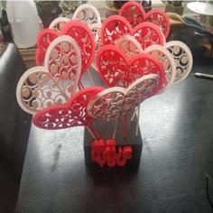 Valentine Gift – Heart Balloons 3D Printer Model