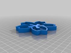 Sakura Cookie Cutter 3D Printer Model