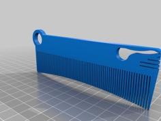 Combo Comb Travel With Tweezers 3D Printer Model