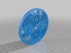 Round Soap Dish 3D Printer Model