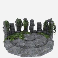 Speaking Stones (and Well) – OpenGameArt – Terrain 3D Printer Model