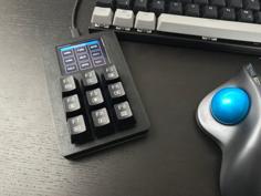 Custom Mechanical Keypad With Display 3D Printer Model