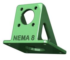 Stepper Stand Nema 8 3D Printer Model