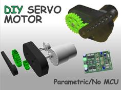 DIY Servo Motor Model – Parametric 3D Printer Model