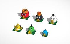 #Chess #Tinkercad Anger Birds 3D Printer Model