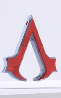 Assassins Creed 3 Keychain 3D Printer Model