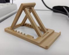 Universal Folding Stand For Tablets And Cellphones (remix) 3D Printer Model