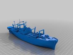 LKA-116 USS St. Louis Amphibious Cargo Ship – RC Scale 3D Printer Model