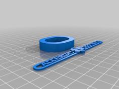 Medical ID Bracelet (Parametric) 3D Printer Model