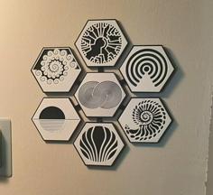 100Hex Mural Assembly 3D Printer Model