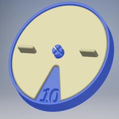 Munchkin Lifecounter Disk 3D Printer Model