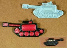 Tank Brooch Encrusted With Fake Jewels 3D Printer Model