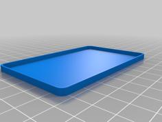 Ridge Wallet Tray 3D Printer Model