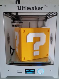 Mario Question Block Planter 3D Printer Model