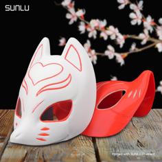 Luminous Fox Mask_SUNLU 3D Printer Model