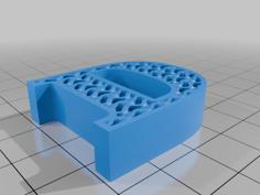 Lattice/Porous Alphabet ‘Dd’ 3D Printer Model