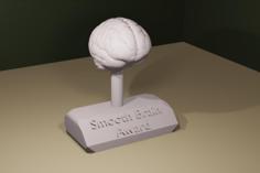 Smooth Brain Award 3D Printer Model