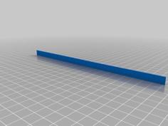 OpenSCAD Ruler 3D Printer Model