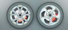 Car Rim Collection Set 1 3D Printer Model