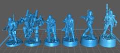 Mandalorian Chess Set 3D Printer Model