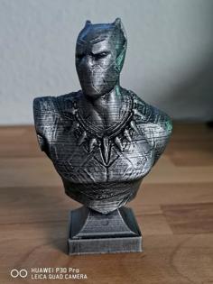 Black Panther Bust 3D Printer Model