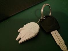 Millennium Falcon Keychain – Remix 3D Printer Model