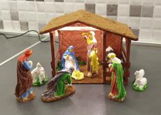 Christmas Nativity Stable 3D Printer Model