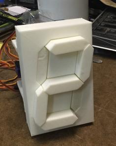 SEVEN SEGMENT ELECTROMECHANICAL DISPLAY 3D Printer Model