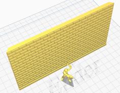 Cinder Block Wall With 45 Degree Edges 3D Printer Model