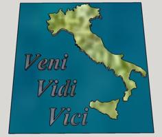 Veni Vidi Vici – Targa Italiana 3D Printer Model