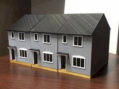 English Row House 3D Printer Model