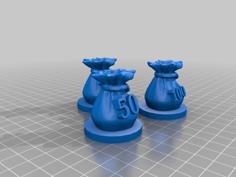 Dnd Coin Bag Reward 3D Printer Model