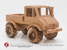 Unimog 406 Simplified Cnc/laser 3D Printer Model