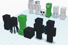 Minecraft #chess 3D Printer Model