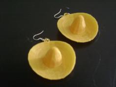 Sombrero Earring 3D Printer Model