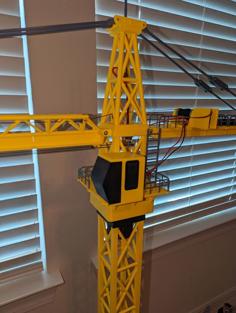 RC Tower Crane 3D Printer Model