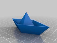 Little Paper Boat V01 3D Printer Model