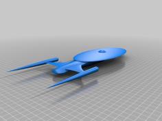 Aquila Class-Star Trek 3D Printer Model