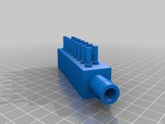 Bewässerung Verteiler 13mm Auf 15x 4mm / Garden Irrigation Hub 1-2 Inch To 15x 4mm Hose 3D Printer Model