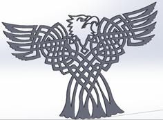 Celtic Bald Eagle 3D Printer Model