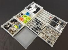 STACKABLE BINS ORGANIZER MINI 3D Printer Model