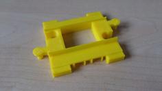 Half Length Duplo Compatible Straight Train Track Rails 3D Printer Model