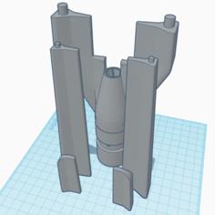 Mandalorian Disintegration Scar Barrel 3D Printer Model