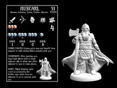 Huscarl (18mm Scale) 3D Printer Model