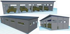 Motor Vehicle Garage 3D Printer Model