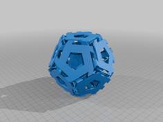 INVERTED ESCHER STAR DODECAHEDRAL POLYKNOT 1 3D Printer Model