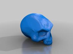 Motorcycle Helmet Holder Skull 3D Printer Model