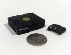 Mini Microsoft Xbox (classic) 3D Printer Model